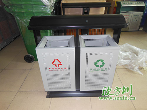 貴陽物業(yè)戶外鋼板沖孔垃圾桶，客戶的二次選擇。