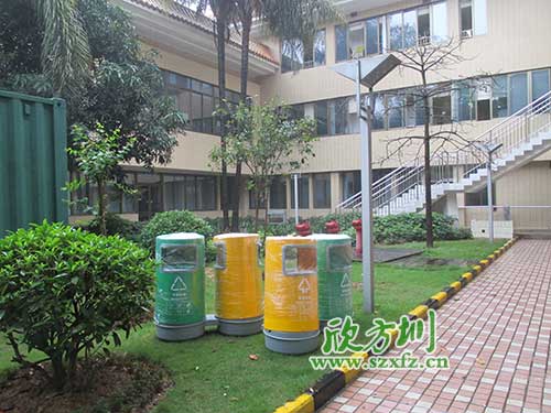 韶關物業分類玻璃鋼垃圾桶，提升社區好環境。