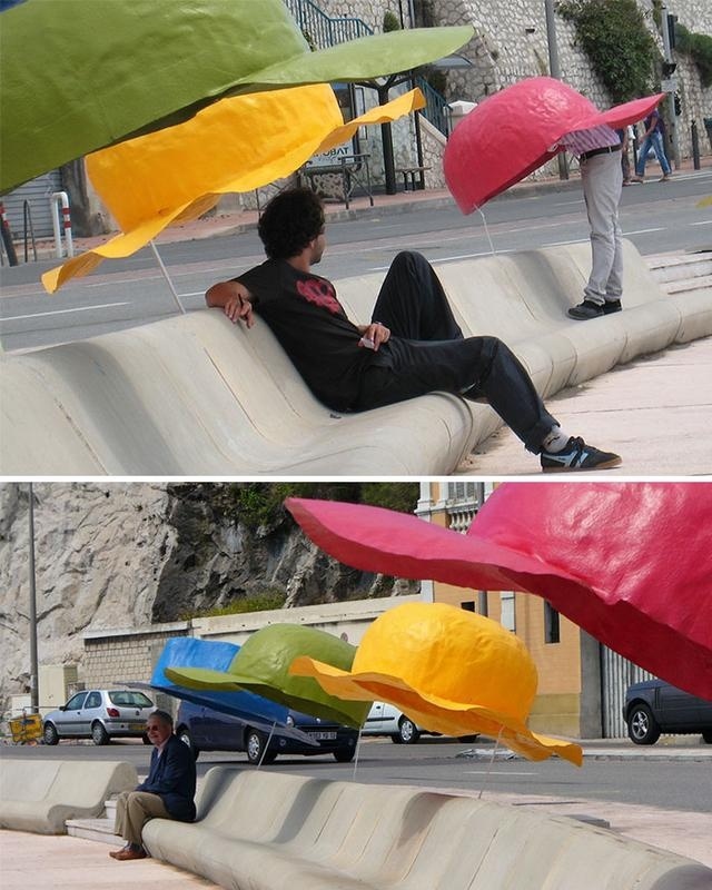 童趣創(chuàng)意設計七彩戶外休閑椅，能遮陽擋雨